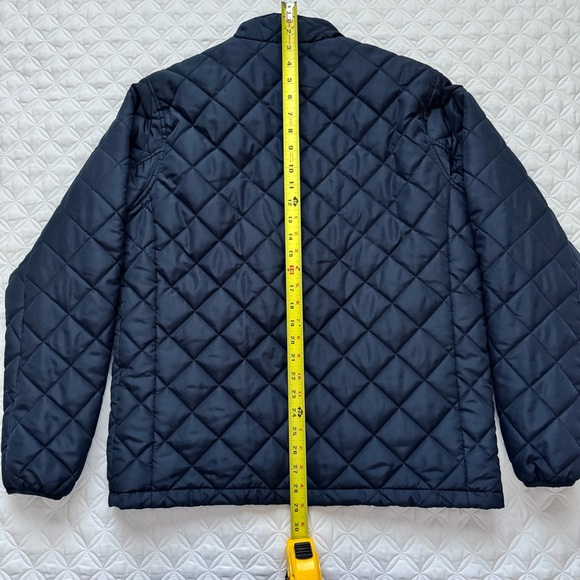 Hawke & Co. Diamond Quilted Barn Jacket Navy Size M - Picture 13 of 15